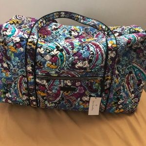 Vera Bradley Mickey Paisley Celebration duffel